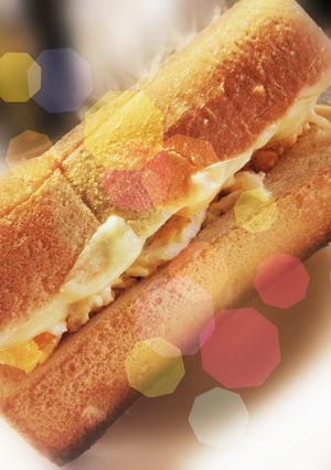 かりッとろ~んあま~い!食パンサンド♡-レシピのメイン写真