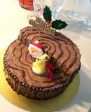 時短チョコスポンジ クリスマスケーキ☆♪
