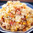 南ぬ豚のラードが秘訣!パラパラ炒飯