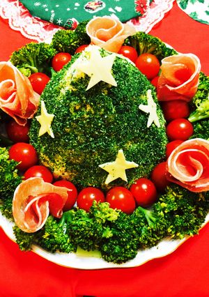 ポテトサラダクリスマスツリー-レシピのメイン写真