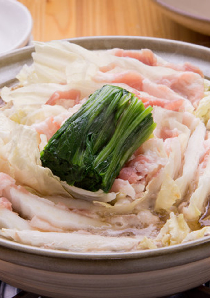 無添加◎簡単豚バラと白菜の重ね鍋のスープ-レシピのメイン写真