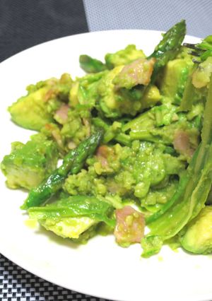 【ベジヌードル】野菜の麺でアボカドパスタ-レシピのメイン写真