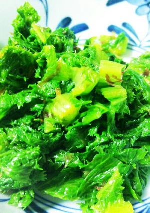 わさび菜のおかかあえ-レシピのメイン写真