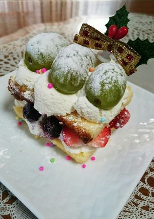 ヨーグルトで作る超簡単のフルーツケーキ-レシピのメイン写真