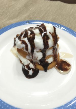 クッキーとシロップでヨーグルトアート☆-レシピのメイン写真