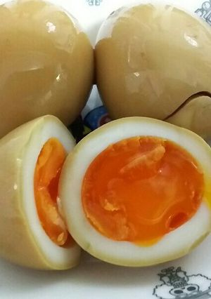 すき焼きのタレで作る味付け卵-レシピのメイン写真