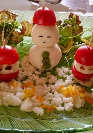 ホワイトクリスマス☆サラダ-レシピのメイン写真