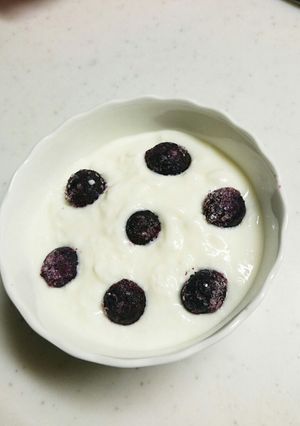 ブルーベリーヨーグルト-レシピのメイン写真