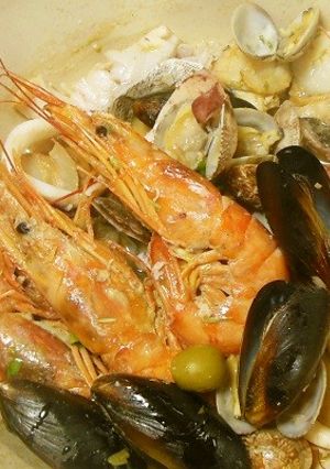 赤海老のアクアパッツア風-レシピのメイン写真