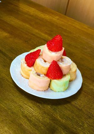 ぷちロールケーキ-レシピのメイン写真