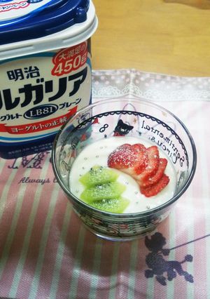 ヨーグルトアート♪-レシピのメイン写真