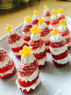 クリスマス☆いちごのツリーがいっぱい-レシピのメイン写真