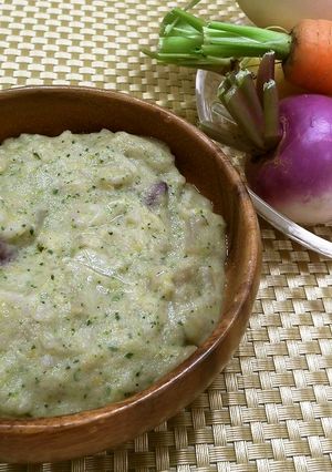 野菜のホワイトソースを使ったリゾット-レシピのメイン写真