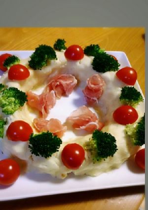 ポテトサラダリース-レシピのメイン写真