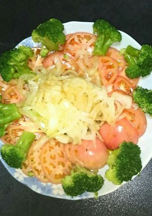 トマトと玉ねぎサラダ-レシピのメイン写真
