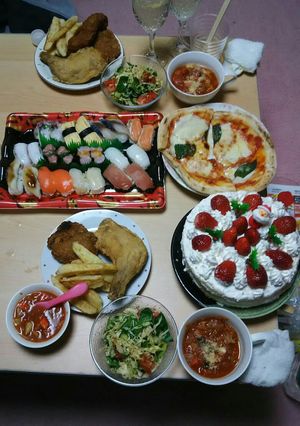 2015年我が家のクリスマス-レシピのメイン写真