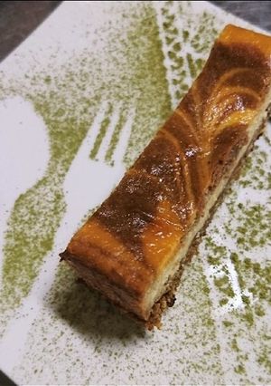 クリスマスに☆マーブルチーズケーキ-レシピのメイン写真