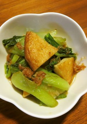 青梗菜と平天の煮物♪-レシピのメイン写真