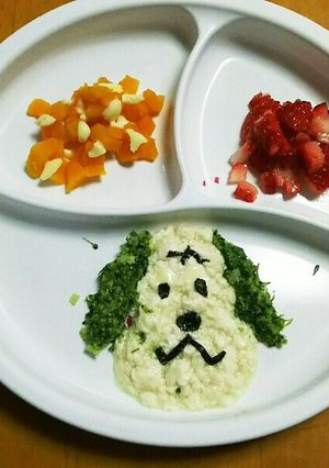 7ヶ月の娘にクリスマスご飯（ワンワン♥）-レシピのメイン写真