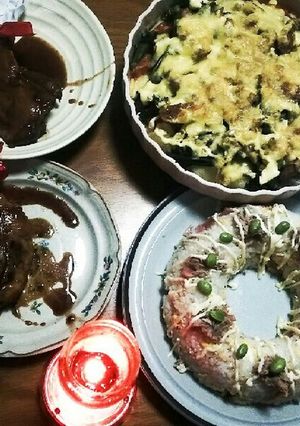 クリスマスの夕食-レシピのメイン写真