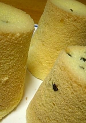 ふんわり☆紙コップで簡単シフォンケーキ♪-レシピのメイン写真