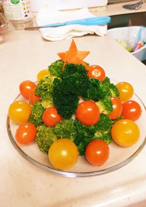 クリスマスツリーサラダ♬(ポテトサラダ)-レシピのメイン写真