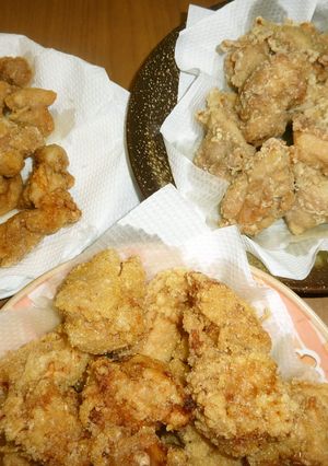 鶏の唐揚げを楽しく3種の味!-レシピのメイン写真