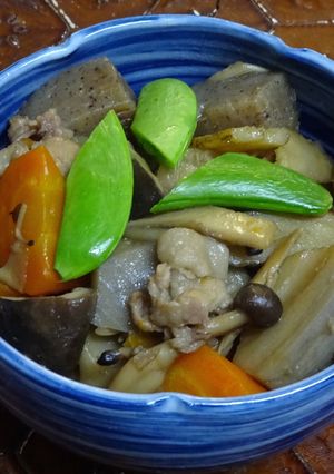 根菜の煮物　れんこん、ゴボウ、にんじん-レシピのメイン写真