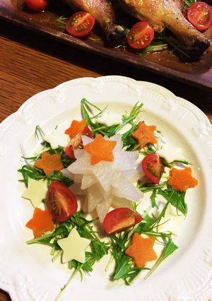 クリマス☆大根のツリーサラダ-レシピのメイン写真
