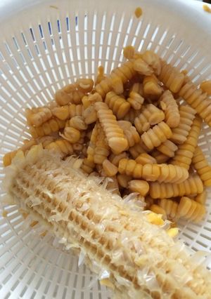 とうもろこし♪簡単綺麗に粒をとる方法-レシピのメイン写真
