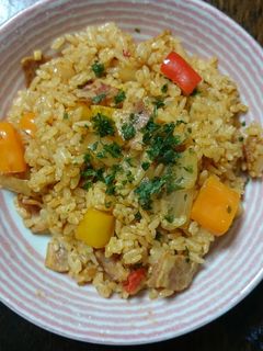 炊飯器で彩りピラフ-レシピのメイン写真