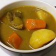 みそカレー牛すね肉スープ。