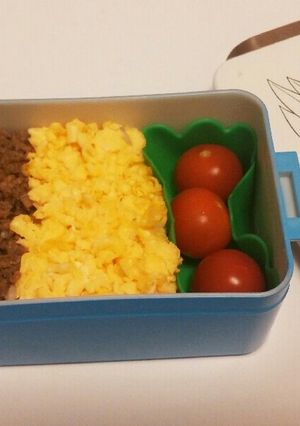 超時短★2色そぼろ丼(お弁当におすすめ)-レシピのメイン写真
