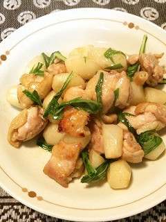 おせちにも使える鶏肉と菊芋の酒蒸し炒め煮-レシピのメイン写真