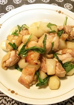 おせちにも使える鶏肉と菊芋の酒蒸し炒め煮-レシピのメイン写真