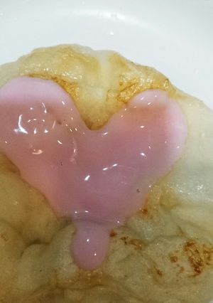 ピザにヨーグルトアート 子供喜ぶ味-レシピのメイン写真