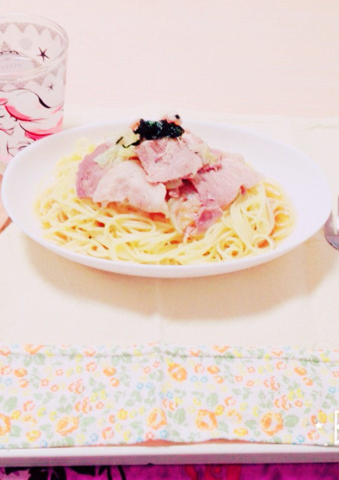 豚肉と白菜の和風スパゲティ-レシピのメイン写真