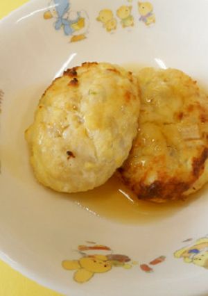 豆腐とれんこんのつくね【保育園給食】-レシピのメイン写真