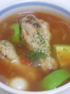 鶏肉とアボカドのトマトスープ-レシピのメイン写真