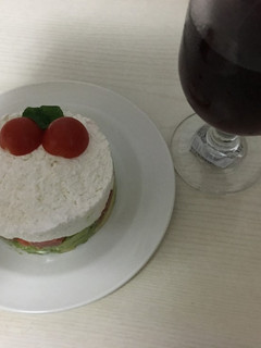 アボカドとサーモン-レシピのメイン写真