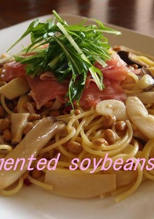 納豆入り☆生ﾊﾑのﾍﾟﾍﾟﾛﾝﾁｰﾉ-レシピのメイン写真