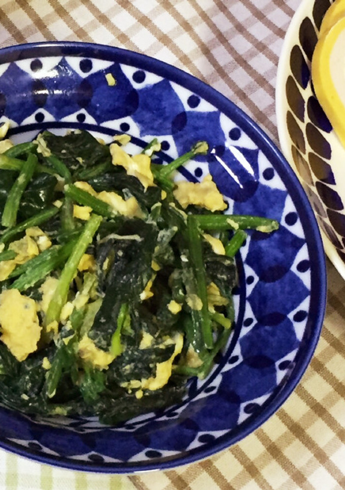 ほうれん草と卵の出汁醤油-レシピのメイン写真