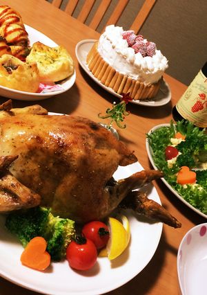 ♡少ない材料で！簡単ローストチキン♡-レシピのメイン写真