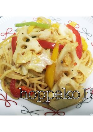 バーニャカウダ風味の野菜たっぷりパスタ-レシピのメイン写真