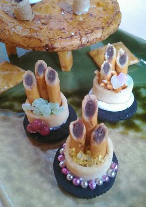 お菓子で！門松-レシピのメイン写真