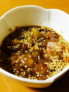 お正月の刺身の鯛茶漬け(刺身のヅケ)-レシピのメイン写真