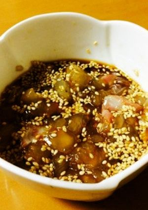 お正月の刺身の鯛茶漬け(刺身のヅケ)-レシピのメイン写真