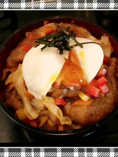 ホイコーロー丼☆ キャベツの消費に!-レシピのメイン写真