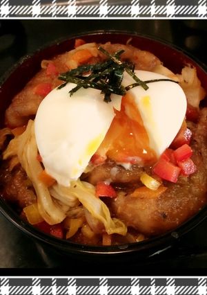 ホイコーロー丼☆ キャベツの消費に！-レシピのメイン写真