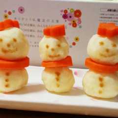 รูปของ クリスマスに☆こども喜ぶポテだるま